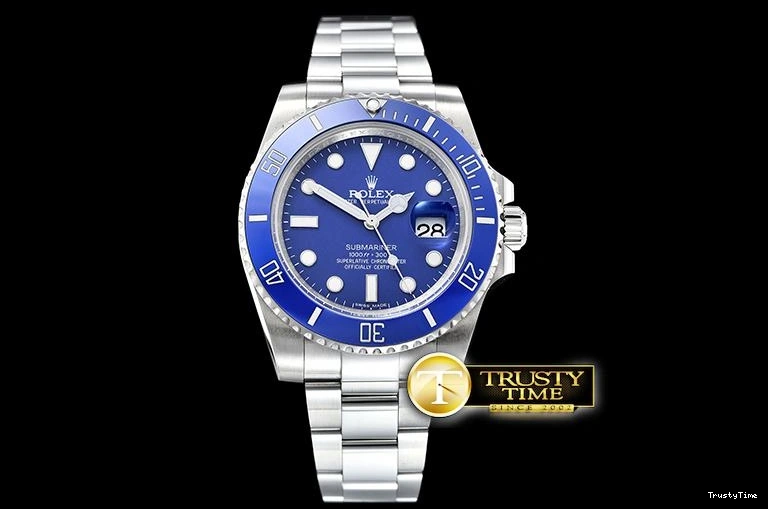 0204 HighQuality ROLSUB0257 – Submariner 116619LN SS SS Blue JF Asia 1031